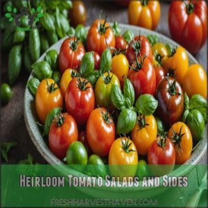 Heirloom Tomato Salads and Sides