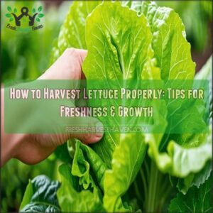 how to harvest lettuce properly