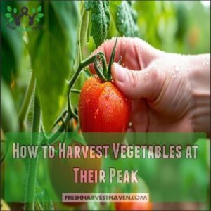 How to Harvest Vegetables at Their Peak