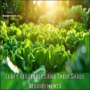 Leafy Vegetables and Their Shade Requirements