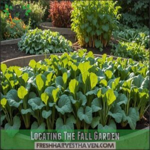 Locating The Fall Garden