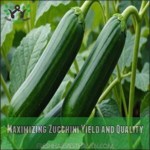 Maximizing Zucchini Yield and Quality