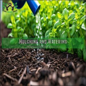 Mulching and Watering