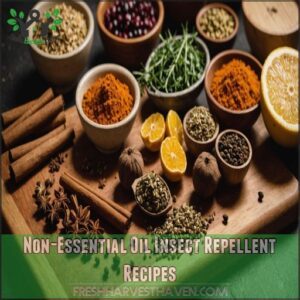 Non-Essential Oil Insect Repellent Recipes