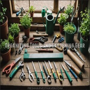 Organizing Tools and Gardening Gear