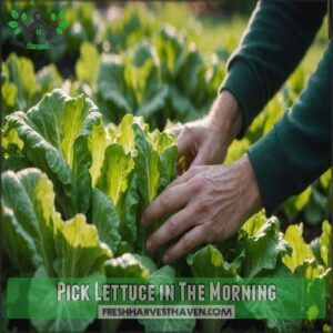 Pick Lettuce in The Morning