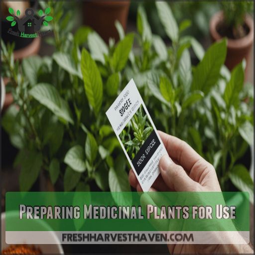 Preparing Medicinal Plants for Use