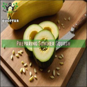 Preparing Summer Squash