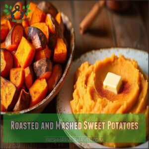 Roasted and Mashed Sweet Potatoes