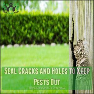 Seal Cracks and Holes to Keep Pests Out