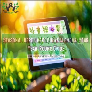 seasonal herb gardening calendar