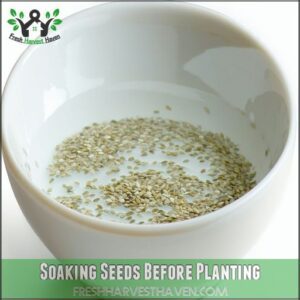 Soaking Seeds Before Planting