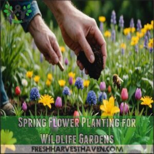 Spring Flower Planting for Wildlife Gardens