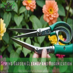 Spring Garden Cleanup and Organization