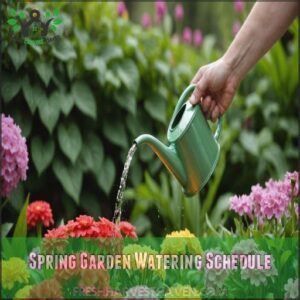 Spring Garden Watering Schedule