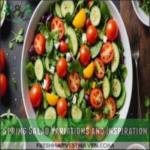 Spring Salad Variations and Inspiration