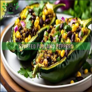 Stuffed Poblano Peppers