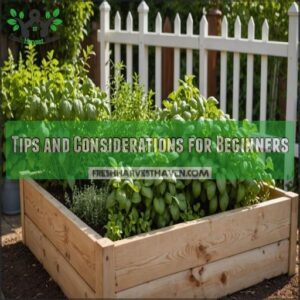 Tips and Considerations for Beginners