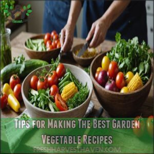 Tips for Making The Best Garden Vegetable Recipes