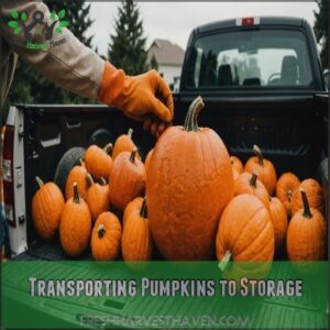 Transporting Pumpkins to Storage