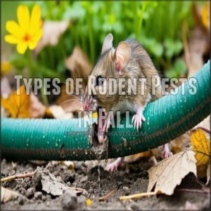 Types of Rodent Pests in Fall