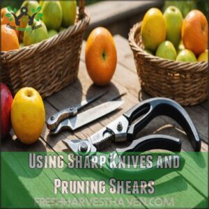 Using Sharp Knives and Pruning Shears