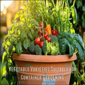 Vegetable Varieties Suitable for Container Gardening