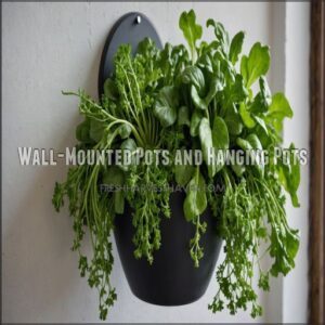 Wall-Mounted Pots and Hanging Pots