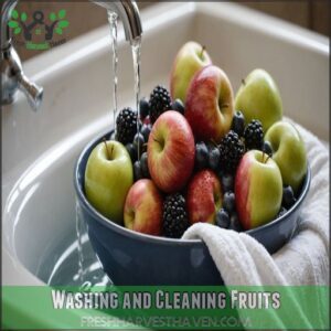 Washing and Cleaning Fruits