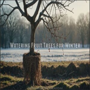 Watering Fruit Trees for Winter