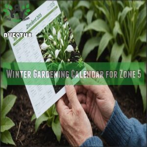 winter gardening calendar for zone 5