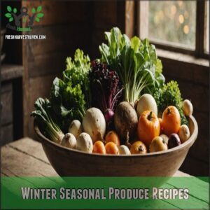 Winter Seasonal Produce Recipes