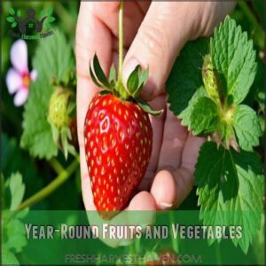 Year-Round Fruits and Vegetables