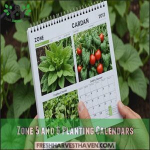 Zone 5 and 6 Planting Calendars