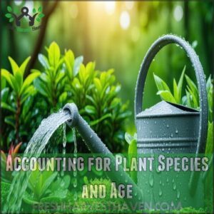 Accounting for Plant Species and Age