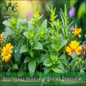 Additional Herbs for Spring Gardening