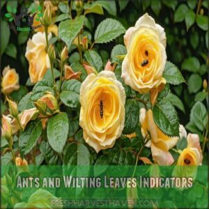 Ants and Wilting Leaves Indicators