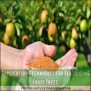 Application Techniques for Fertilizing Fruit Trees