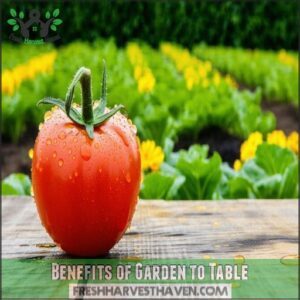 Benefits of Garden to Table