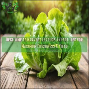 best time to harvest lettuce