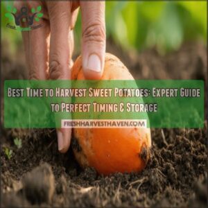 best time to harvest sweet potatoes