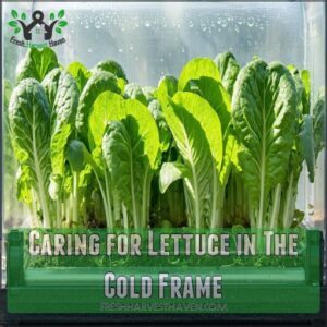 Caring for Lettuce in The Cold Frame