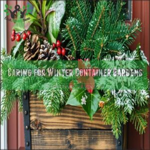 Caring for Winter Container Gardens