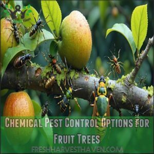 Chemical Pest Control Options for Fruit Trees