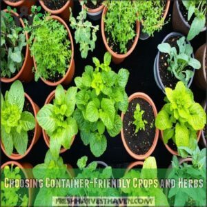 Choosing Container-Friendly Crops and Herbs