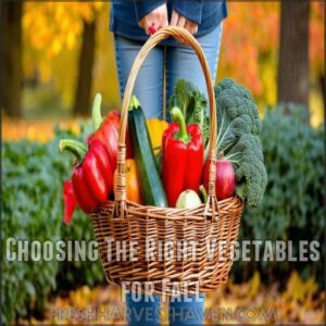 Choosing The Right Vegetables for Fall