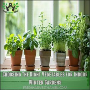 Choosing The Right Vegetables for Indoor Winter Gardens