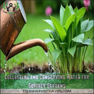 Collecting and Conserving Water for Summer Gardens