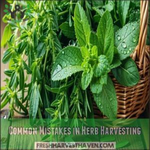 Common Mistakes in Herb Harvesting