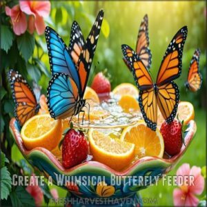 Create a Whimsical Butterfly Feeder